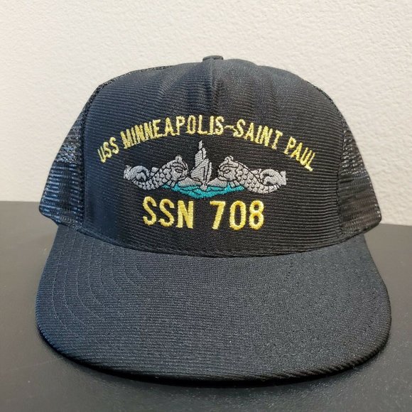 Vintage USS Minneapolis-Saint‎ Paul SSN-708 Hat - Picture 1 of 9